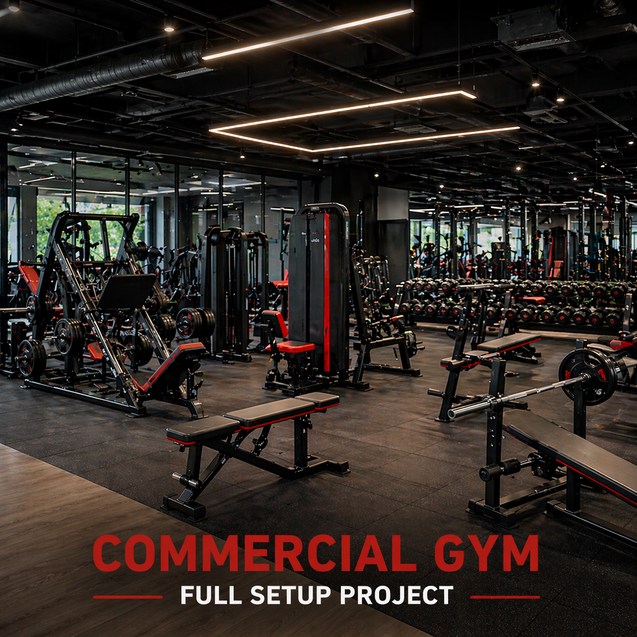 Commercial Gym Setup